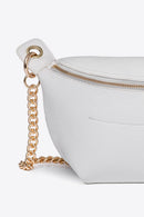 Sac à bandoulière en chaîne en cuir PU