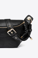 Sac à bandoulière en chaîne en cuir PU