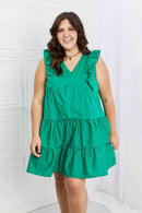 Hailey & Co Play Date Full Size Ruffle Dress