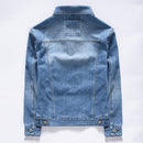Classic Style Men's Vintage Blue Light Weight Denim Jacket - AM APPAREL