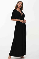 Robe longue à col à bretelles