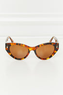 Lunettes de soleil à monture en acétate écaille de tortue
