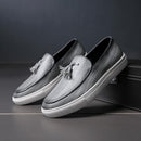 Italian Men's Formal PU Leather Loafers - AM APPAREL