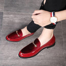 Men's Shadow Patent Leather Luxury Oxfords - AM APPAREL