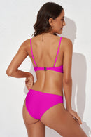 Ensemble de bain sans manches à encolure dégagée