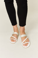 WILD DIVA - Sandales plates à lanières et strass