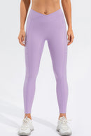 Leggings activos de cintura alta con bolsillos