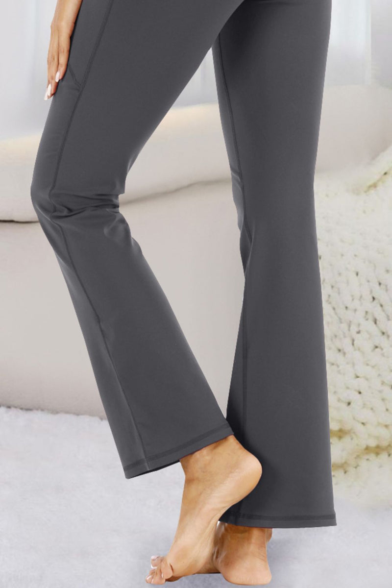 Pantalon actif taille haute avec poches