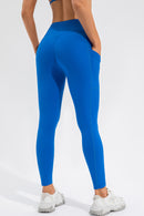 Leggings activos de cintura alta con bolsillos