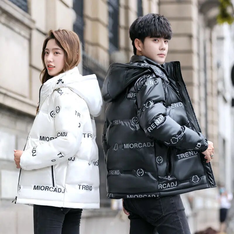 TENDANCE Manteau streetwear coréen unisexe d'hiver