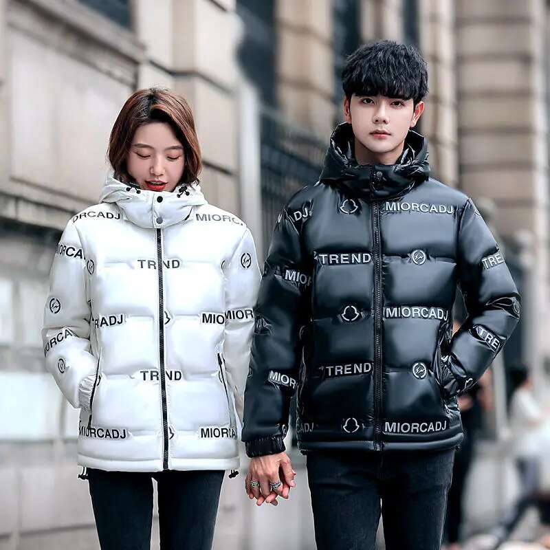 TENDANCE Manteau streetwear coréen unisexe d'hiver