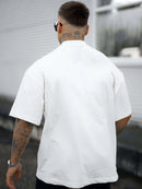 CALIFORNIA T-shirt en coton imprimé lettre pour hommes 