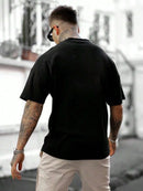 CALIFORNIA T-shirt en coton imprimé lettre pour hommes 