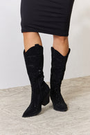 Bottes de cowboy hautes avec strass Forever Link