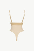 Body sculptant zippé à bretelles réglables pleine taille