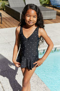 Vestido de baño Clear Waters de Marina West Swim en negro/punto blanco