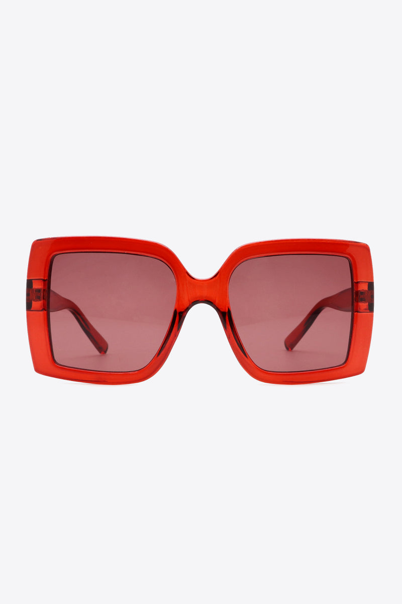 Gafas de sol cuadradas con lentes de acetato