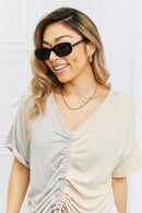 Lunettes de soleil ovales à monture complète