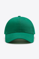 Casquette de baseball unie en coton ajustable