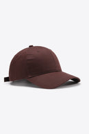 Casquette de baseball unie en coton ajustable