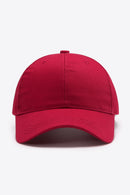 Casquette de baseball unie en coton ajustable