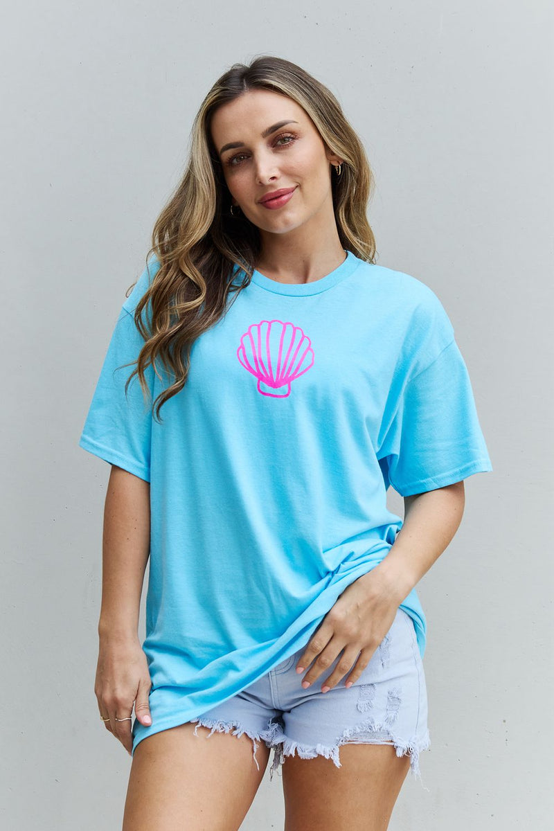 Sweet Claire « More Beach Days » T-shirt graphique surdimensionné