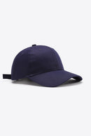 Casquette de baseball unie en coton ajustable