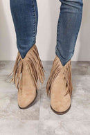Legend Bottines western cowboy à franges pour femme