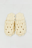 NOOK JOI Claquettes à bulles décontractées en kaki