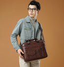 WEIXER Maletín de negocios de hombro/mano para hombre