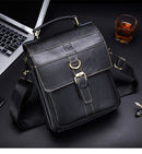 BULLCAPTAIN Bandolera Business de piel para hombre