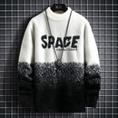 SPACE Men's Fashion Mink Cashmere Sweater