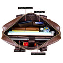 BULLCAPTAIN Maletín Business para Hombre en Piel Genuina