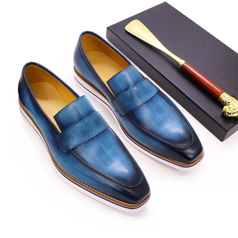 Men's Genuine Leather Comfortable Flat Shoes