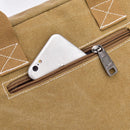 Maletín grande de lona impermeable para hombre