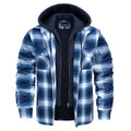 VAC Men's Thick Flannel Plaid Casual Jacket