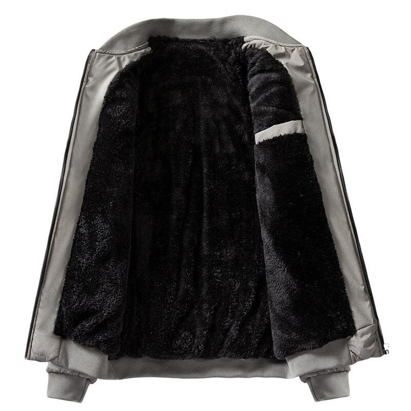MANTORS Men's Cotton Fleece Warm Casual Jacket