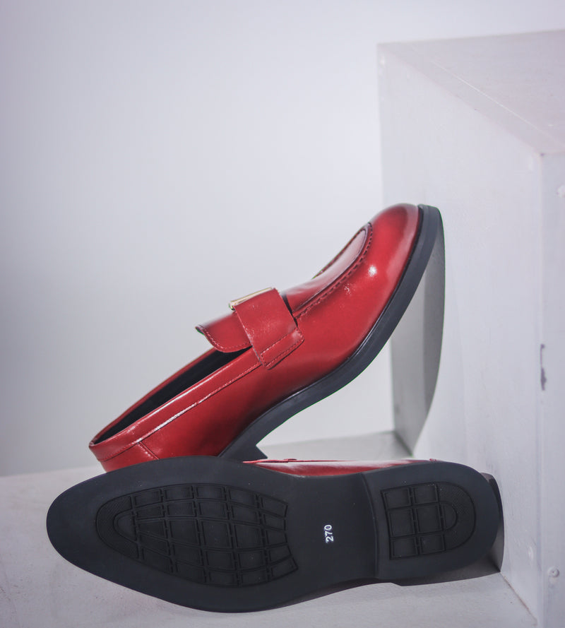 Zapatos italianos vintage de piel sintética para hombre