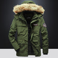 Men's Winter Military Camouflage Parkas Jacket