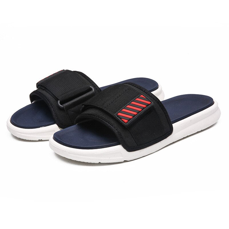 WHOHOLL Men's Summer Non Slip Casual Slipper Sandals