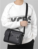 WEIXIER Men's Shoulder/Hand PU Leather Briefcase Bag