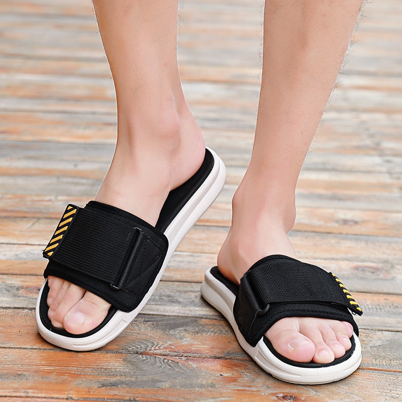 WHOHOLL Men's Summer Non Slip Casual Slipper Sandals