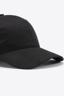 Casquette de baseball unie en coton ajustable