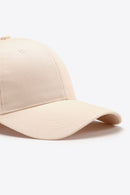 Casquette de baseball unie en coton ajustable