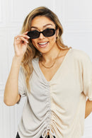 Lunettes de soleil ovales à monture complète