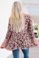 Cardigan imprimé à manches longues