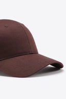 Casquette de baseball unie en coton ajustable