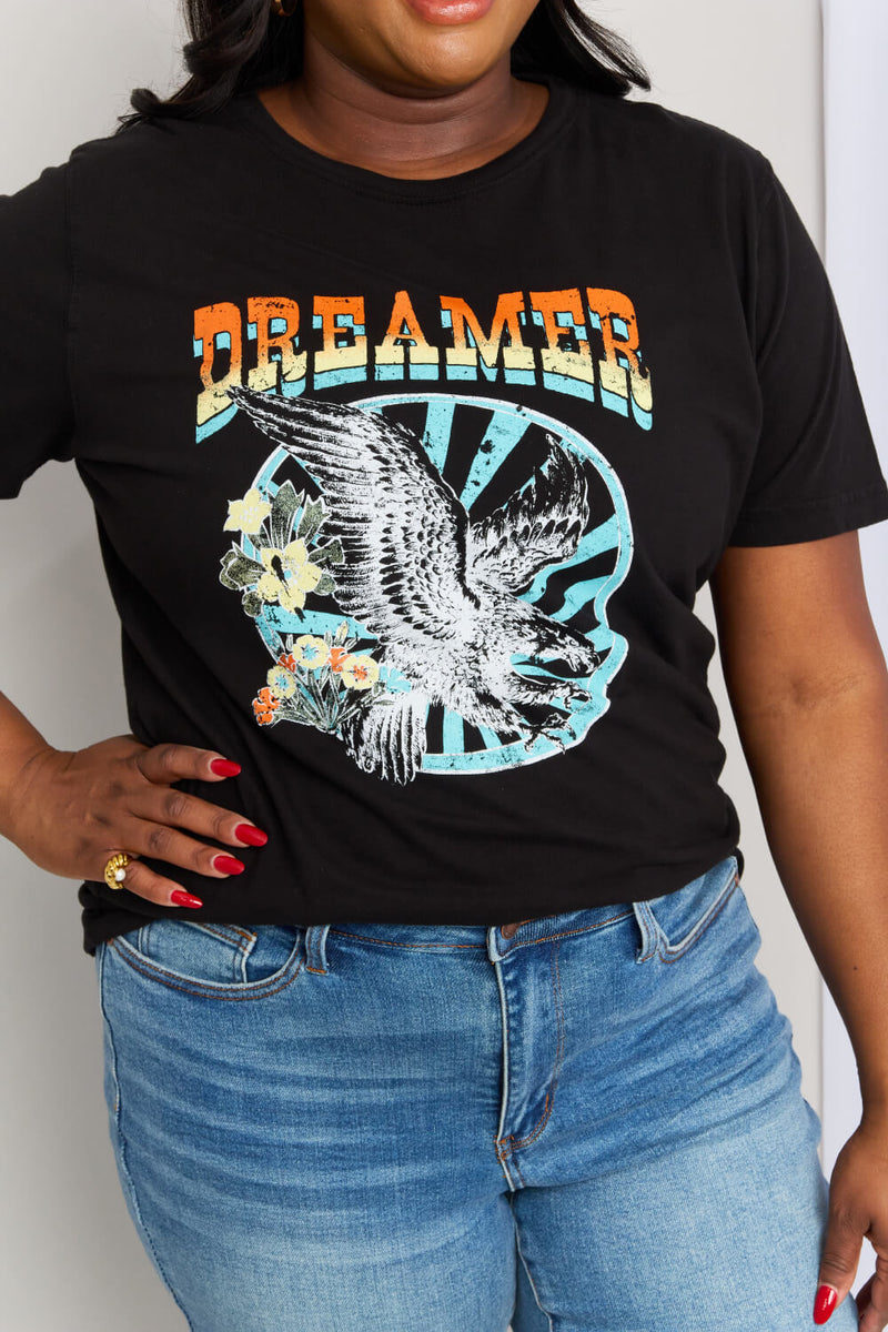 mineB Camiseta gráfica DREAMER de tamaño completo