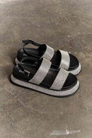 Sandale à bride arrière en strass Qupid Shine On Platform