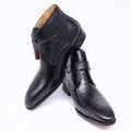 DW Men's Genuine Leather Ankle Boot - AM APPAREL